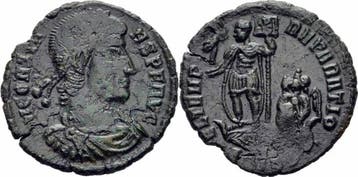Roemisches Kaiserreich Constans Centenionalis Siscia 348-..., Postzegels en Munten, Verzenden