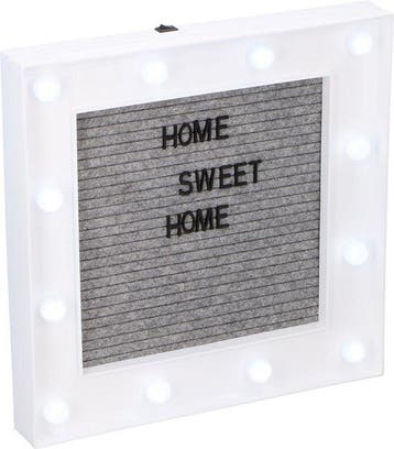 2dekans | Grundig memobord - 150 letters - Vilt - LED -, Ophalen of Verzenden, Zo goed als nieuw
