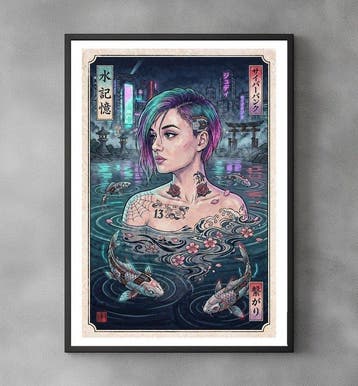 Sato Hageshi - Judy’s Sanctuary - Cyberpunk 2077 - Signed, Nieuw