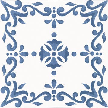 Vloertegel/Wandtegel Terre Decortegel Bene Blauw 20x20, Keramiek, Nieuw, Ophalen of Verzenden, 20 tot 40 cm