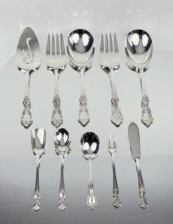 W Rogers mfg Co. - Serveergerei (10) - Verzilverd -