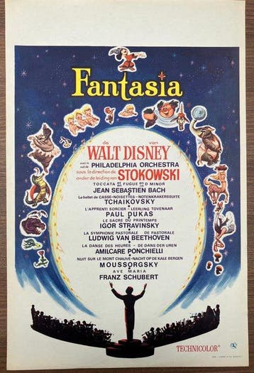 Fantasia - Leopold Stokowski - Walt Disney 1960s Reprint -, Nieuw