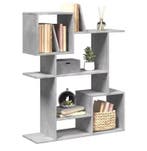 Multifunctionele Boekenplank – Kamerscherm in Betongrijs, Verzenden, Nieuw