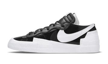 Nike Blazer Low Sacai Black Patent, Kleding | Heren, Schoenen, Nieuw