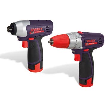 Sparky Twin Set 10.8V accuboor en slagschroevendraaier, Verzenden, Nieuw, Overige typen