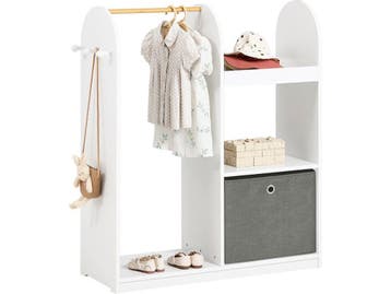 SoBuy KMB40-W - Kinderkledingkast - Multifunctioneel met, Verzenden, Nieuw