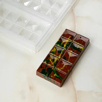 Pavoni Chocolademal Tablet Dubai (3x) 150x70mm, Verzenden, Nieuw