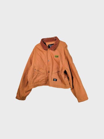 PRUF Outdoorjas Heren maat XXL Oranje Vintage, Kleding | Heren, Ophalen of Verzenden, PRUF, Gedragen, Overige maten