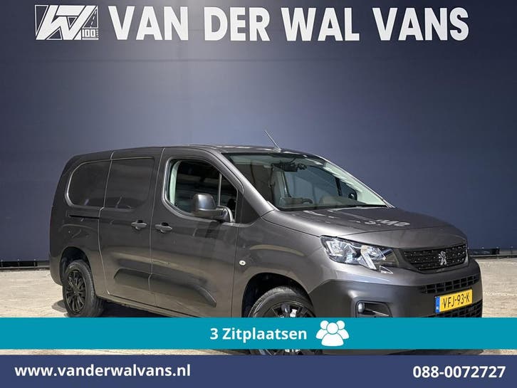 Peugeot Partner L2 H1 | Lease vanaf 290,- p/mnd, Auto's, Peugeot, Dealer onderhouden, Te koop, Handgeschakeld, Diesel, Zilver of Grijs