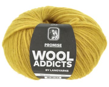 WoolAddicts Promise - 50 Mosterd - Chunky / Dik Merinowol, Hobby en Vrije tijd, Breien en Haken, Ophalen of Verzenden, Nieuw