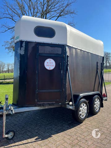 Leuke Atec 1.5 paards!, Ophalen, Zo goed als nieuw, Hout, 1½-paards trailer
