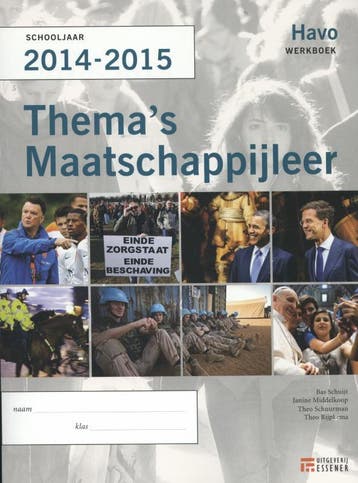 ThemaÂ´s Maatschappijleer Havo 2014 2015 wer 9789086741397, Zo goed als nieuw