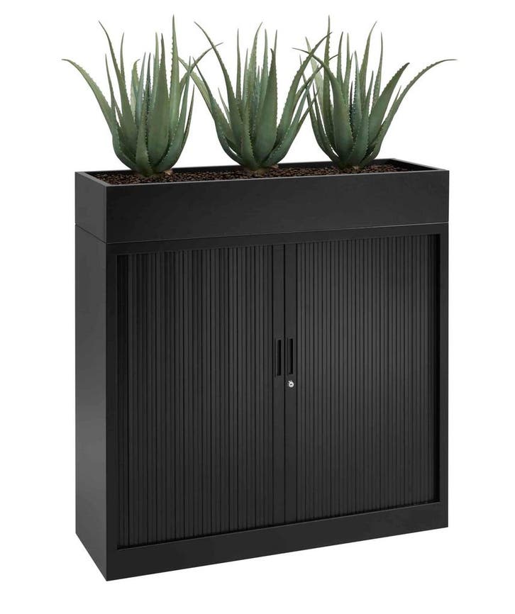 Roldeurkast met plantenbak 122,5 x 120 x 43 cm, Zakelijke goederen, Kantoor en Winkelinrichting | Kantoormeubilair en Inrichting