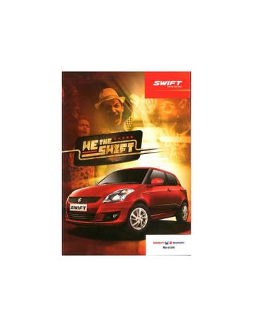 2013 MARUTI SUZUKI SWIFT BROCHURE ENGELS, Nieuw, Author