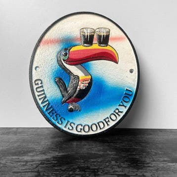Guinness - Reclamebord - Metaal