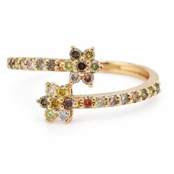 Zonder minimumprijs - Ring - 14 karaat Geel goud - 0.50ct., Nieuw