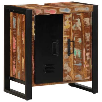 vidaXL Badkamerkast Bruin 55 x 35 x 60 cm Massief Gerecycled, Verzenden, Nieuw