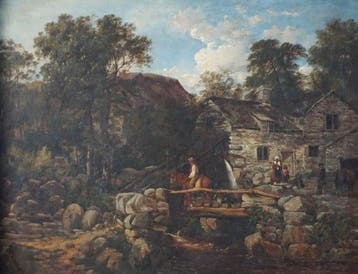 John Joseph Hughes (1820-1909) - Near Bala, Wales - cm