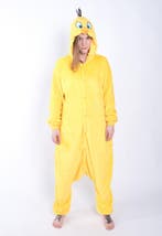 Onesie Tweety Pak XL-XXL Kanarie Vogel Kostuum Jumpsuit Huis, Carnaval, Ophalen of Verzenden, Kleding, Maat 56/58 (XL)