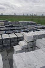 270m2  per vracht  100 x100 x 5cm oud-Hollands Beton, Verzenden, Nieuw, 10 m² of meer, Beton