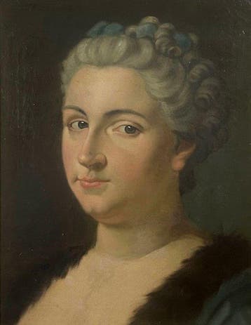 Europese school (XVIII) - Ritratto di gentildonna