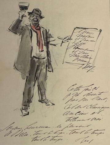Théodore Van Elsen (1896-1961) - Lettre Caricaturale