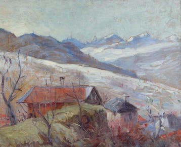 Georges Le Meilleur (1861-1945 ) - Aigue-Blanche, Savoie
