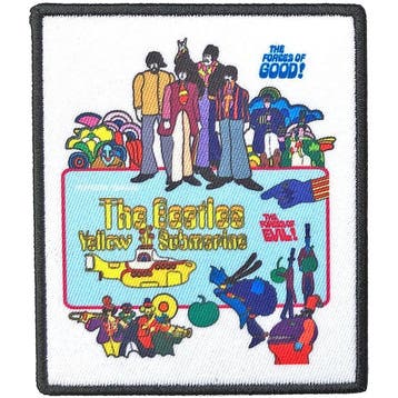 The Beatles - Yellow Submarine Movie Poster patch off. merch, Ophalen of Verzenden, Nieuw, Kleding