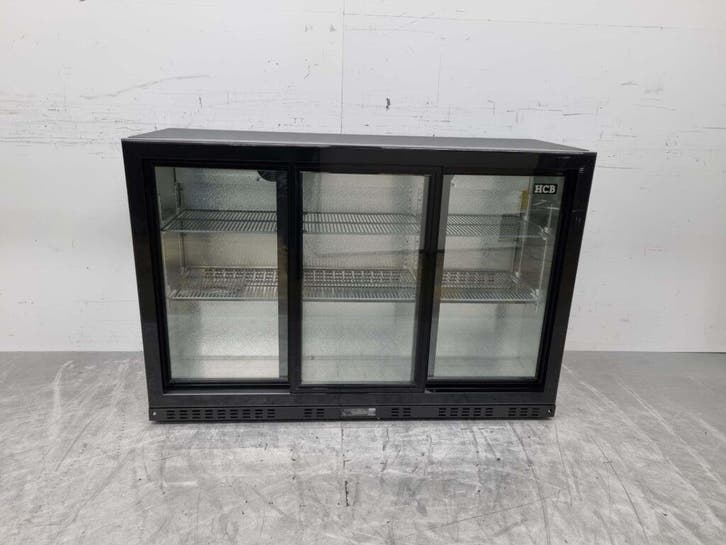 Backbar Barkoeling Glazen schuifdeuren 337 liter 135 cm 230V, Zakelijke goederen, Horeca | Keukenapparatuur, Nieuw in verpakking