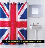 Sealskin - AA - Sealskin Douchegordijn Union Jack AANBIEDING, Ophalen of Verzenden, Nieuw