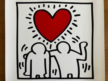 Keith Haring (after) - Untitled - Be mine - Tamaño grande