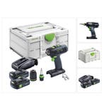 Festool Boor/Schroefmachine T 18+3 Incl. 2 Accus en Lader |, Ophalen of Verzenden, Nieuw