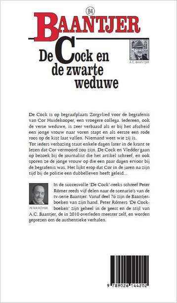De Cock en de zwarte weduwe / Baantjer / 84 9789026144202, Verzenden, Gelezen, Peter Römer