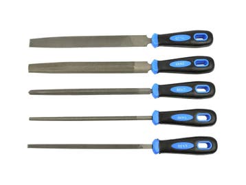 Metaalvijl Set 200 Mm - Vijlset 5 Delig - Vijl - Staalvijl -, Doe-het-zelf en Verbouw, Gereedschap | Handgereedschap, Ophalen of Verzenden