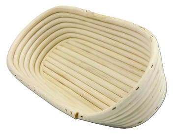 Rijsmandje Riet Ovaal 35x15cm (900 tot 1200 gram deeg), Verzenden, Nieuw