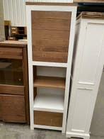 Boekenkast, landelijk wit + licht bovenblad (nieuw, outlet), Huis en Inrichting, Kasten | Boekenkasten, Nieuw