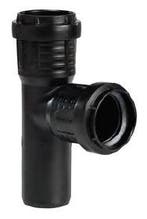 Pipelife Master3+ geluidsarm T-stuk 160x160 90gr m/s Zwart, Doe-het-zelf en Verbouw, Buizen en Afvoer, Ophalen of Verzenden, Nieuw