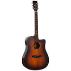 Tanglewood Winterleaf Exotic 5 CE Koa Dreadnought Cutaway, Ophalen of Verzenden, Nieuw