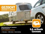 Rdw Erkend bedijf zoekt alle merken caravans! Bel ons!