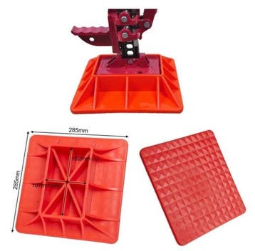 Farm jack voet, Hi-Jack base, Kunststof farm jack voet, Ophalen of Verzenden
