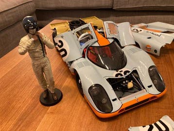 IXO 1:8 - Model raceauto - Porsche 917 Gulf, Nieuw