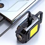 Mini Sleutelhanger Zaklamp –USB Oplaadbaar en 90° Magnetisch, Verzenden, Nieuw