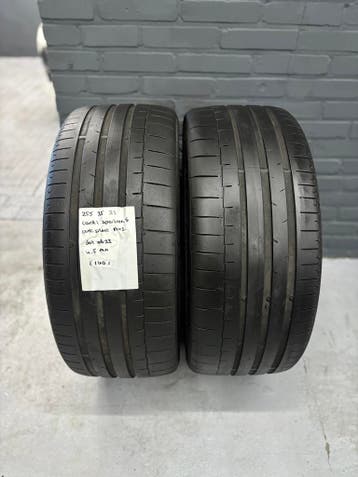 255/35/21 CONTI SPORTCONTACT 6 AO1 4,5MM 2 STUKS €140,- (023, Auto-onderdelen, Banden en Velgen, Ophalen, Gebruikt, 255 mm, 21 inch