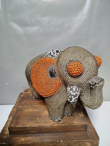 Dierenfiguur olifant - Bamoun - Kameroen (Zonder