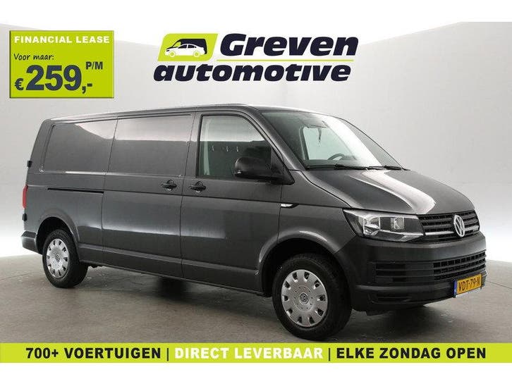 Volkswagen Transporter 2.0 TDI 150PK L2H1 | Airco | Cruise, Auto's, Bestelauto's, Handgeschakeld, Diesel, Zilver of Grijs, Euro 6