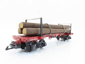 LGB G - 41660 - Modeltrein goederenwagon (1) - 4-assige, Nieuw