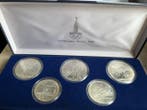 Rusland, Sovjet-Unie (USSR) Set of 5 coins: 5 & 10 Roubles /
