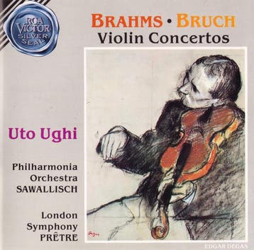 Johannes Brahms - Max Bruch - Uto Ughi - Philharmonia Orches, Ophalen of Verzenden, Gebruikt