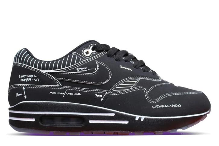 Nike Air Max 1 Tinker Sketch to Shelf Black • 41 42 44.5, Kleding | Heren, Schoenen, Sneakers of Gympen, Ophalen of Verzenden