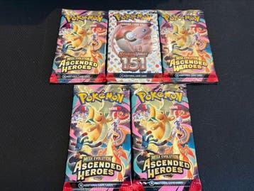 Pokémon - 5 Booster pack - Scarlet & Violet - Scarlet &, Nieuw